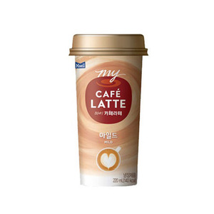 [커피]카페라떼마일드 220ml 컵 10개
